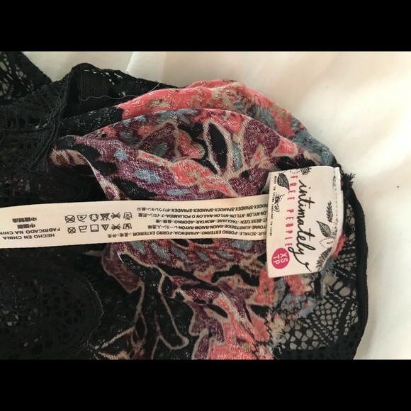 Women’s black free people Marsha printed slip - Picture 6 of 6